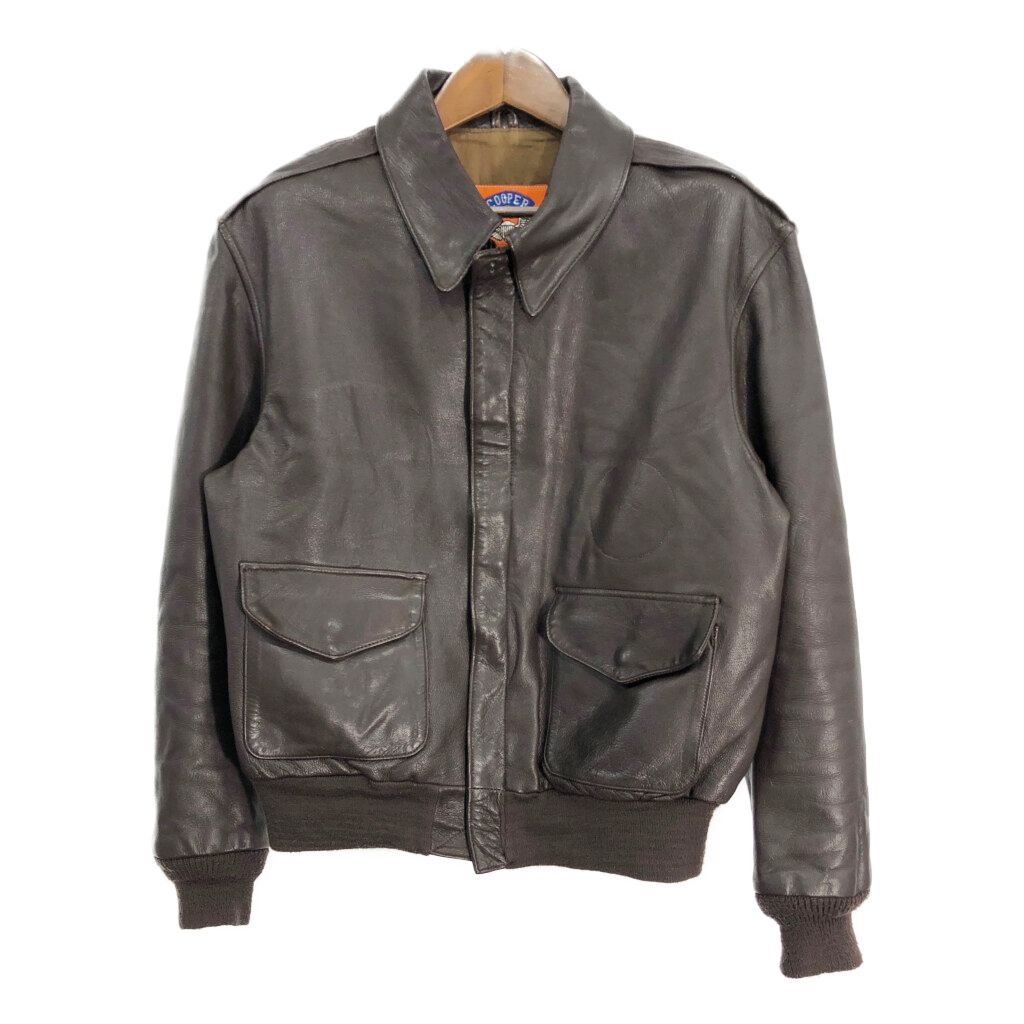 90年代 USA製 Cooper クーパー A-2 フライトジャケット レザー