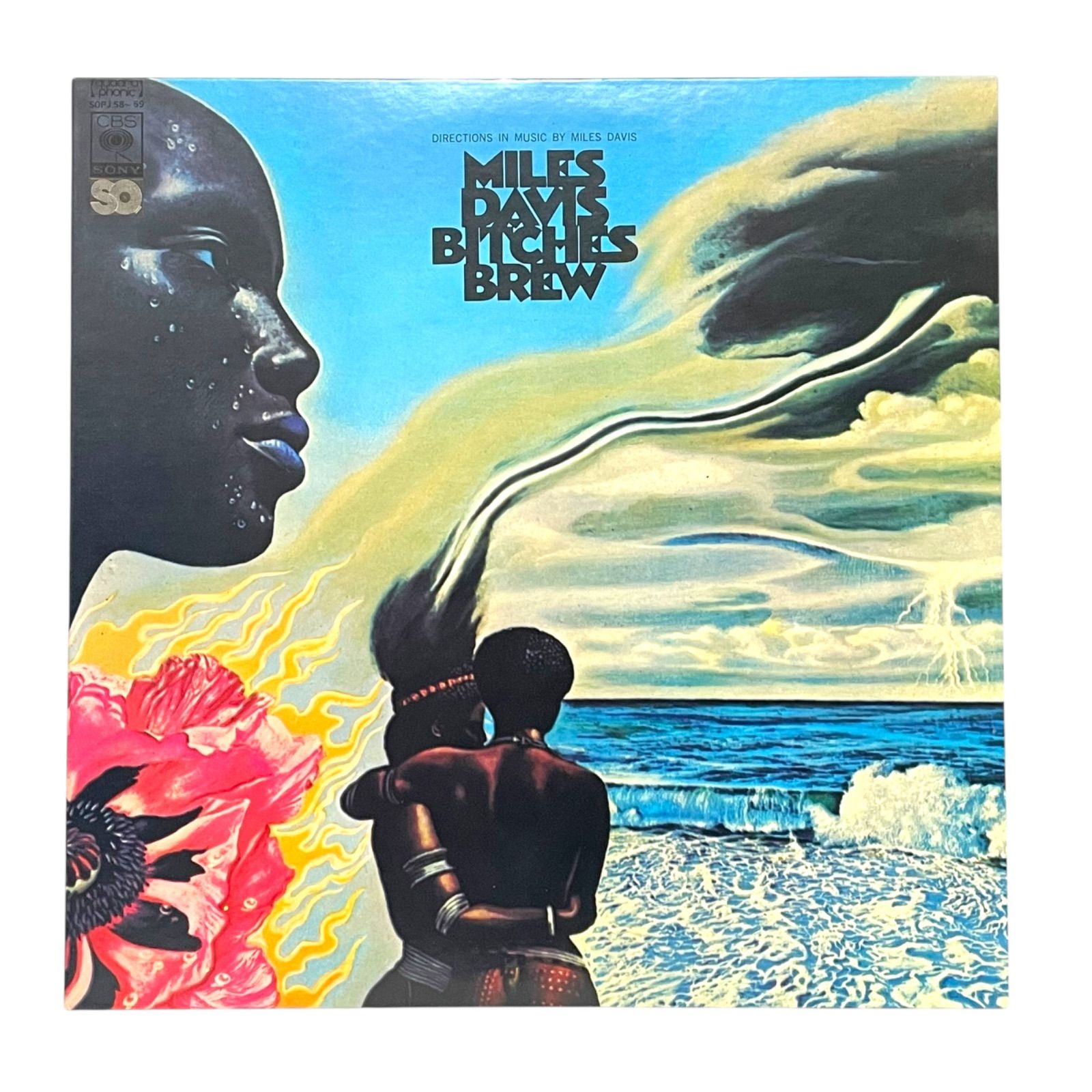 LP 】 MILES DAVIS / BITCHES BREW / SOPJ-58〜59 2LP ： 中古 