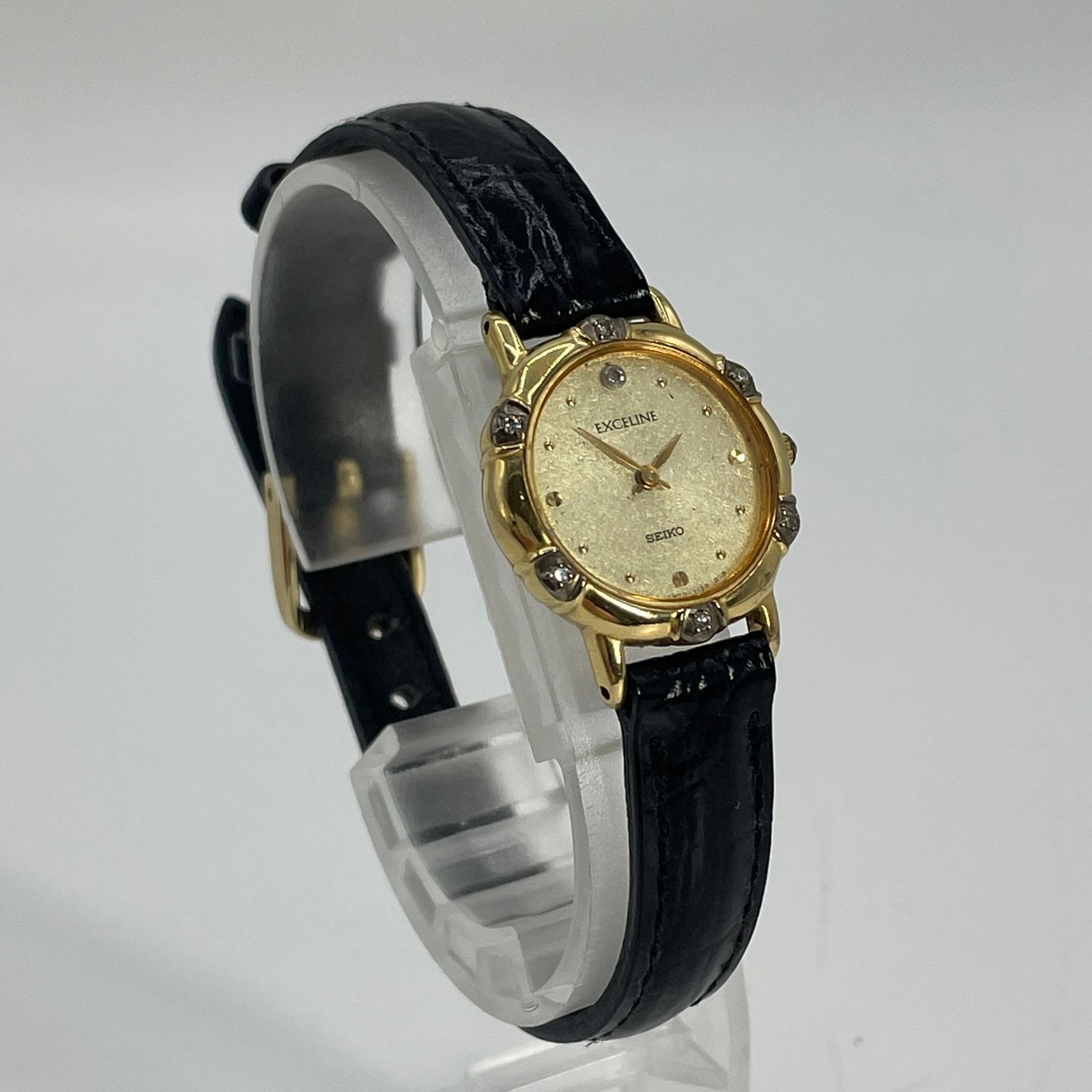 SEIKO セイコー Exceline エクセリーヌ 7Pダイヤ 4N20-0630