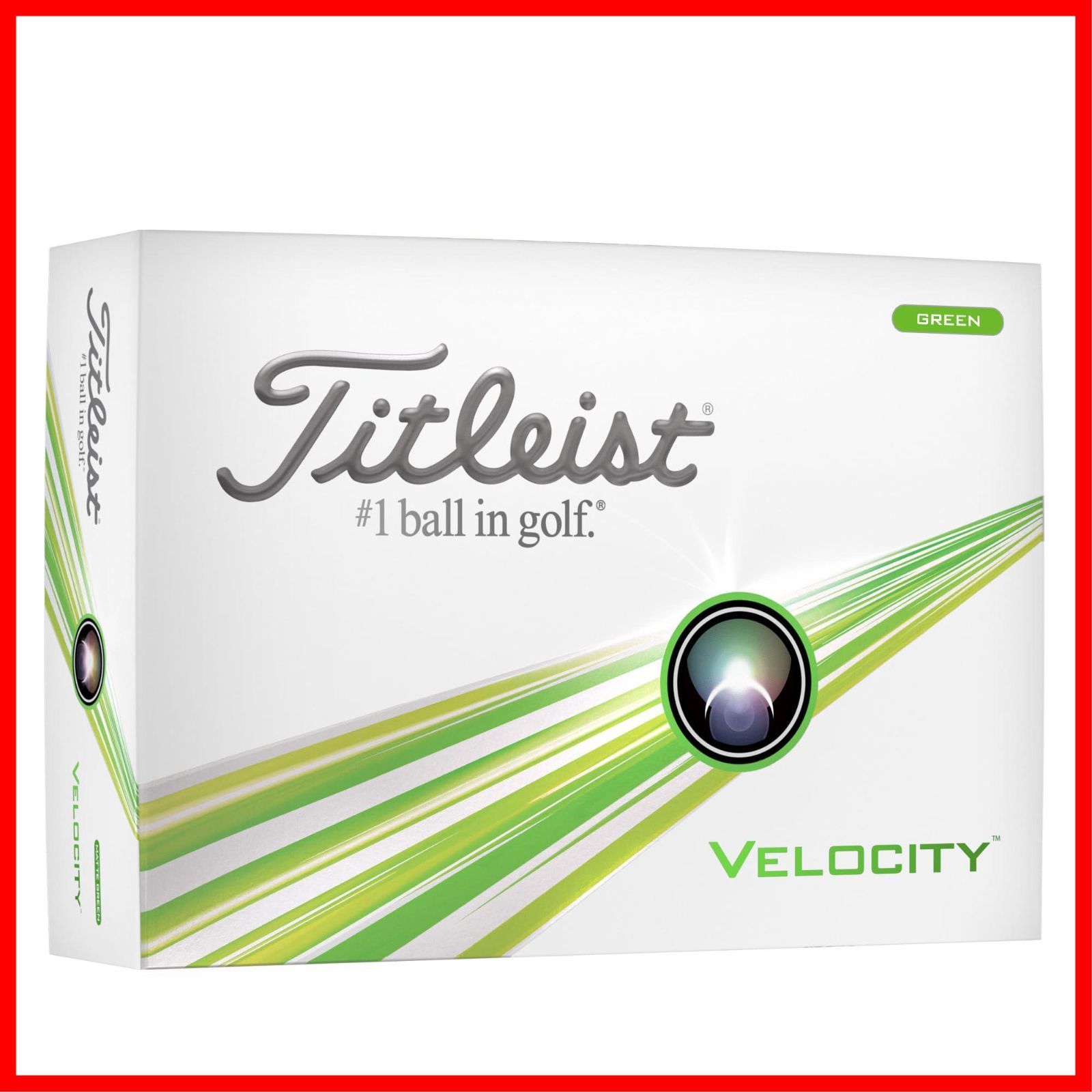 【特価】TITLEIST(タイトリスト) ゴルフボール 24 VELOCITY GREEN DZ ユニセックス グリーン