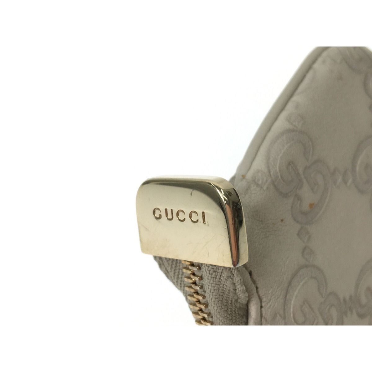 ▽▽GUCCI グッチ コインケース GG シマ レザー キーリング付 233183