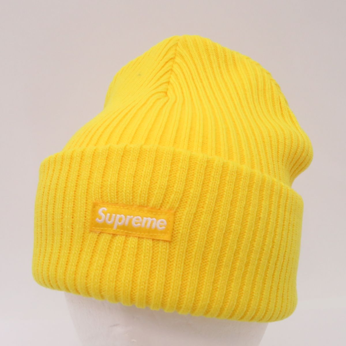 Supreme シュプリーム 20AW Wide Rib Beanie ワイドリブビーニー ニット帽 フリーサイズ ※中古