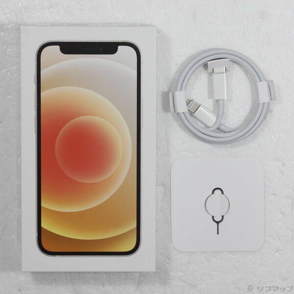 中古品〕 iPhone12 mini 64GB ホワイト MGA63J／A SIMフリー