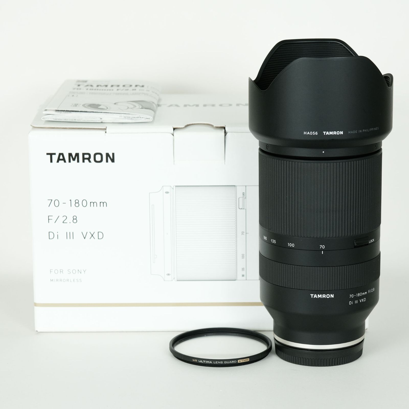 ｜ フィルター付 TAMRON 70-180mm F|2.8 Di III VXD Model A056 ソニーE用 | ソニーEマウント