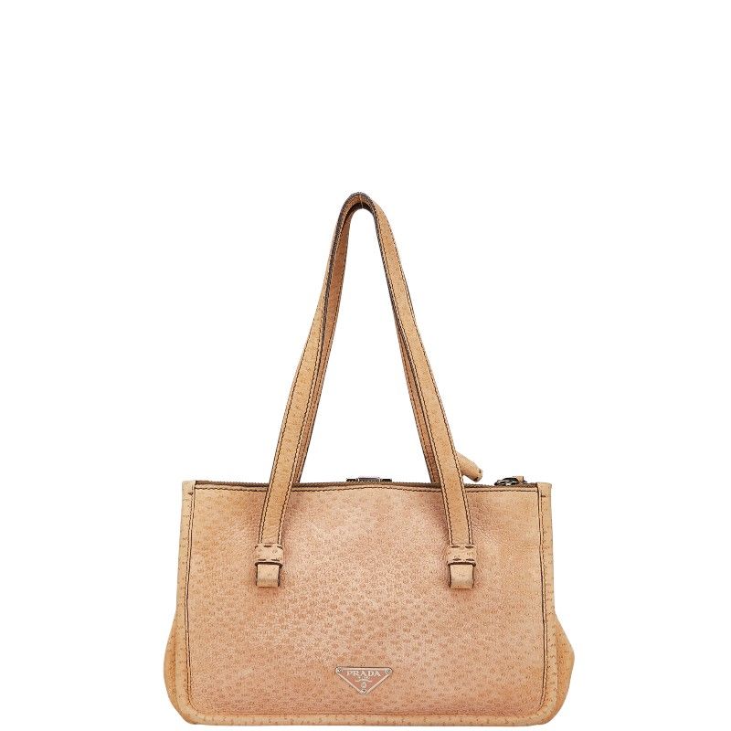 PRADA プラダ　ハンドバッグ　三角ロゴプレート　スエード PRADA プラダハンドバッグ三角ロゴプレートスエード