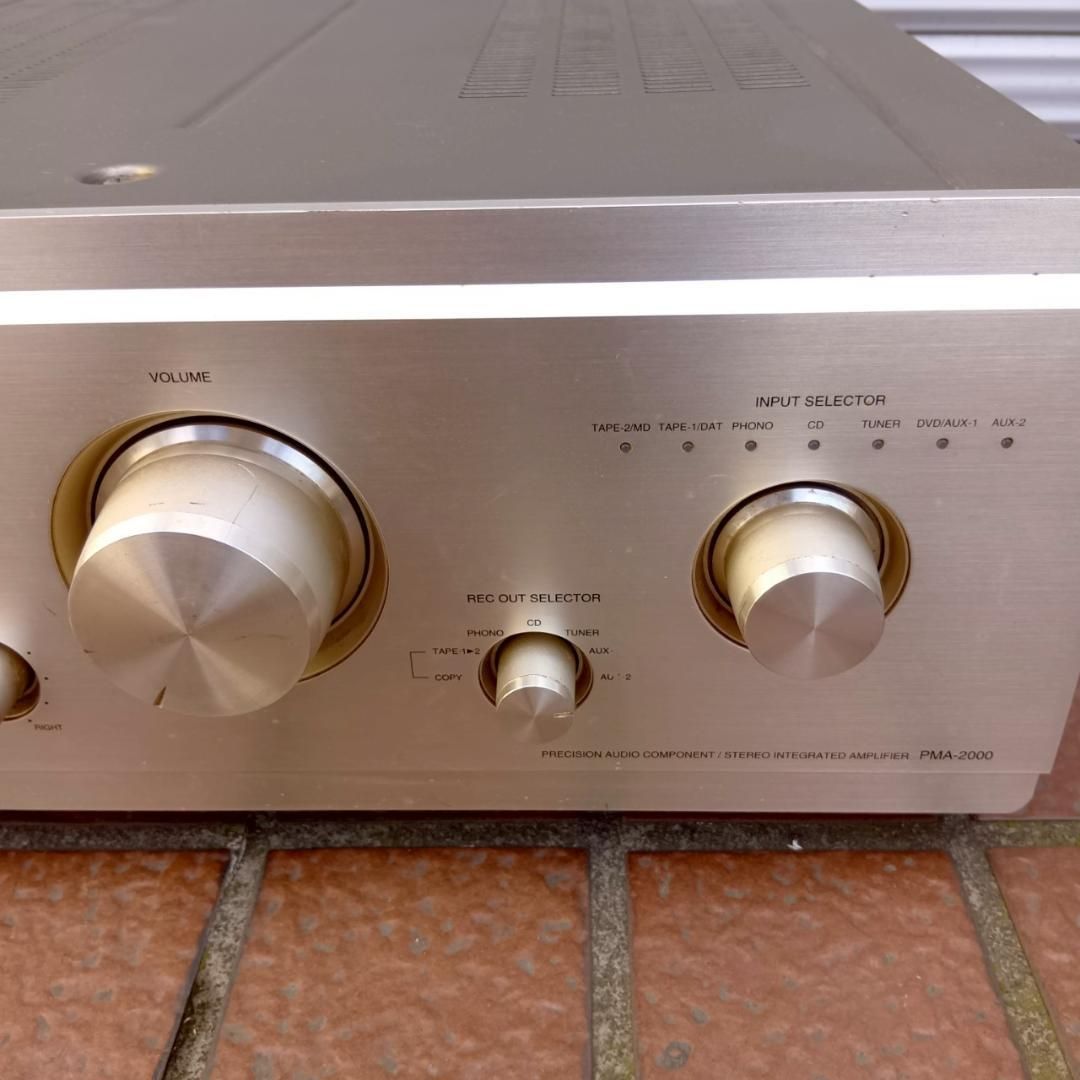 プリメインアンプ 通電OK