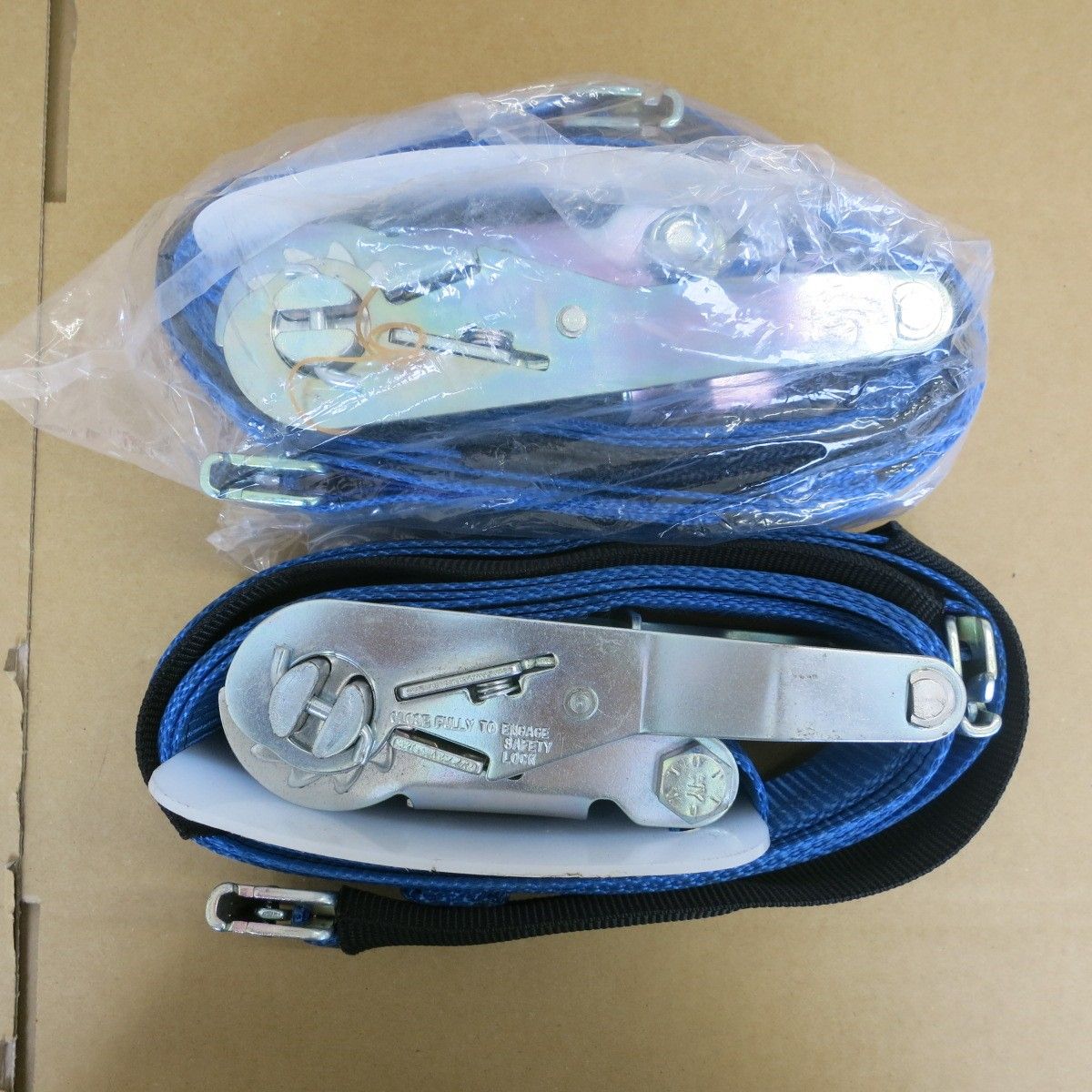 送料無料 ♥ 2点セット◆日軽 ラッシング ベルト RWS30 E1-10-30-E1A ラチェットバックル 型 荷締 機 運搬◆