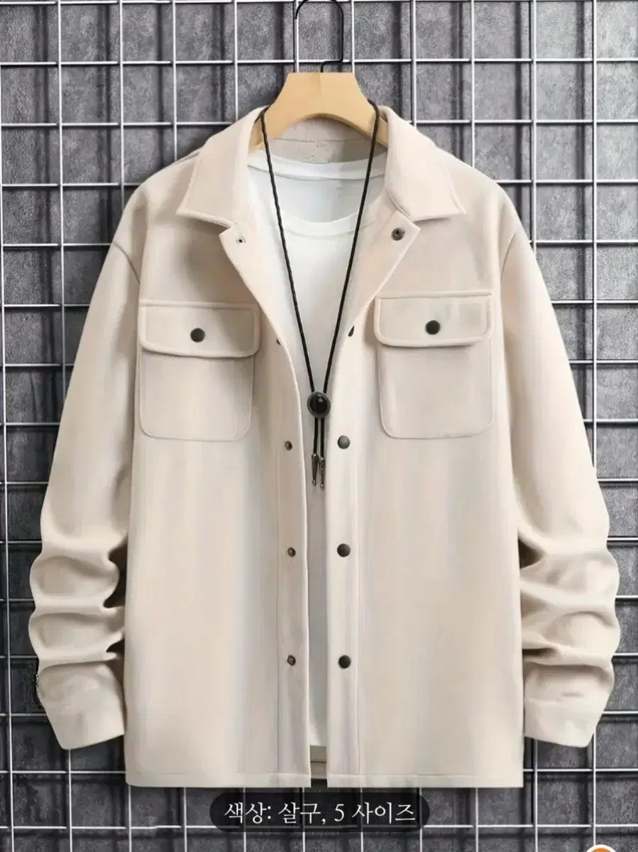 新品 アイボリー スエード ジャケット L サイズ