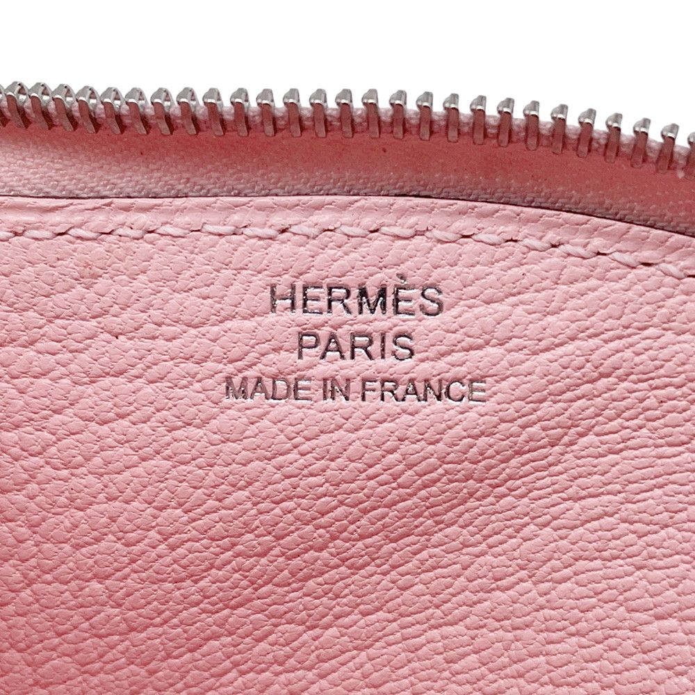 HERMES エルメス コインケース パドック シェーブルミゾル エルメス コインケース パドック ウォレット ローズサクラ
