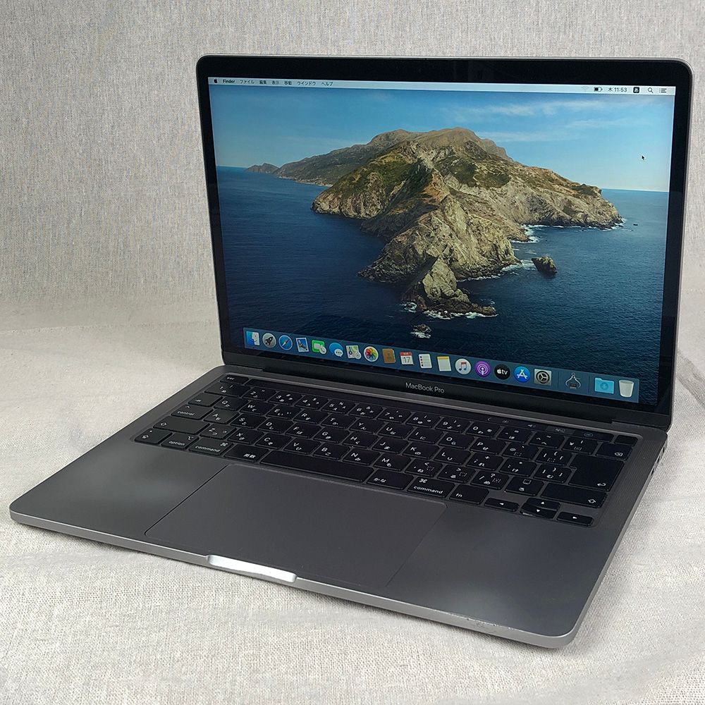 ジャンク品・本体のみApple MacBook Pro (13インチ， 2020， Thunderbolt 3ポート x 4)【i5・16GB・512GB】キー外れあり A2251 EMC3348/LT-JUNK-241528（266310）
