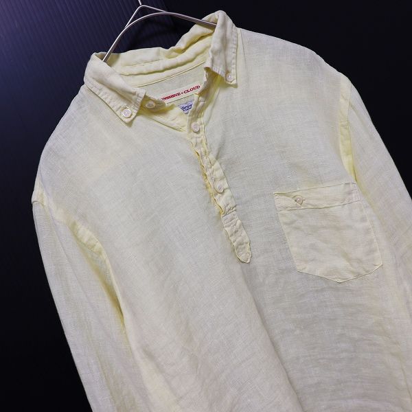 growninthesunのシャツ　サンシャインクラウド　リネンブラウス growninthesunのシャツ サンシャインクラウド リネンブラウス