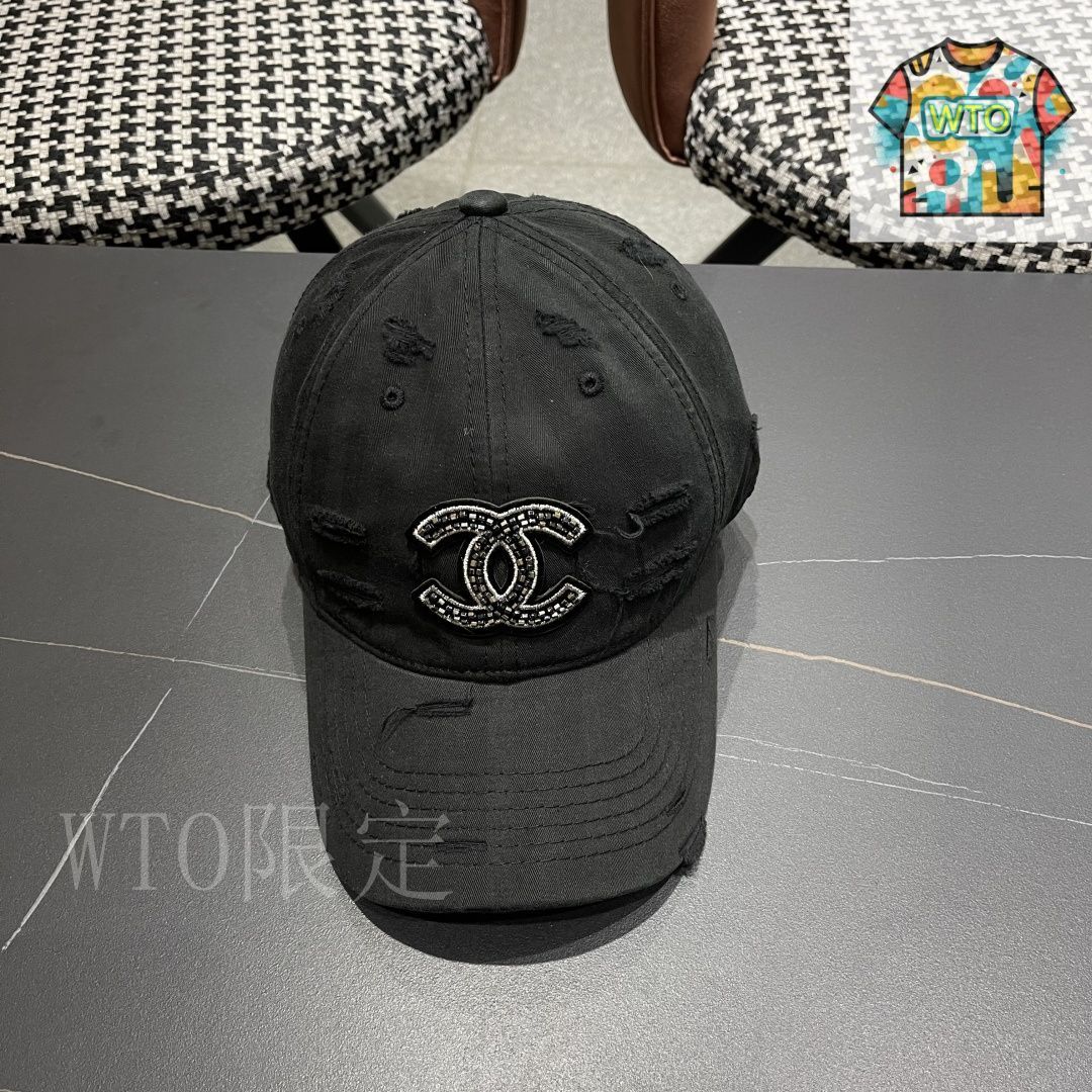 今日特価】Chanel シャネル 破れベースボールキャップ - メルカリ