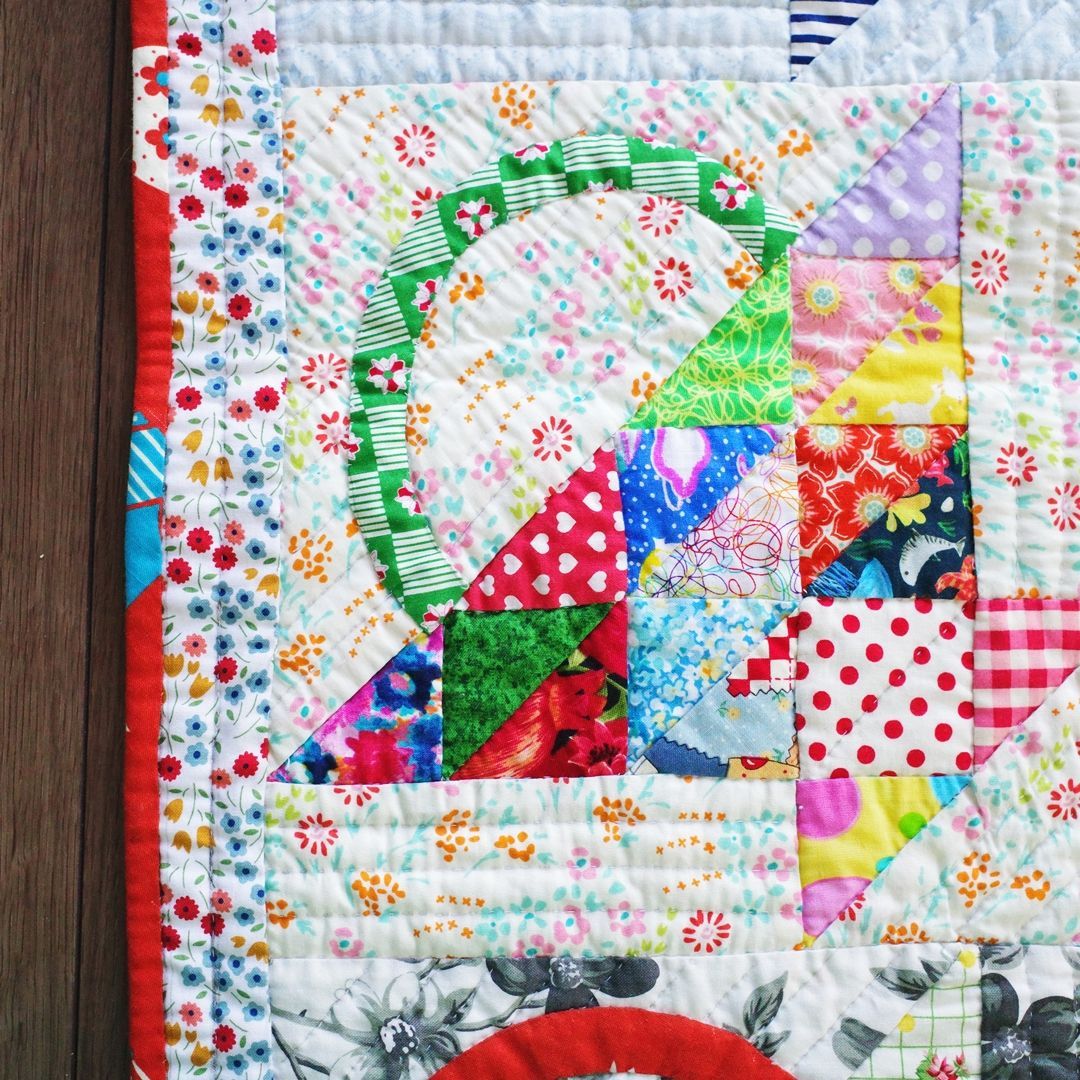 ハンドメイド ＊ パッチワークキルトマット