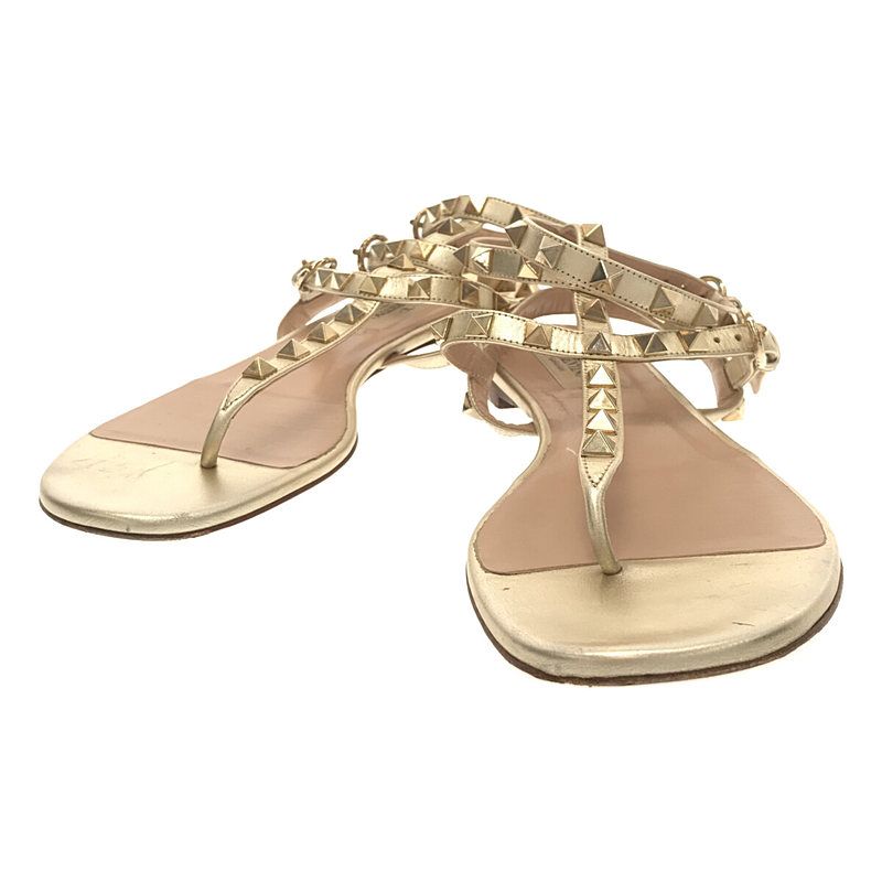 【セール中】VALENTINO ロックスタッズ トングサンダル レディース VALENTINO ロックスタッズ ラバー トングサンダル レディース