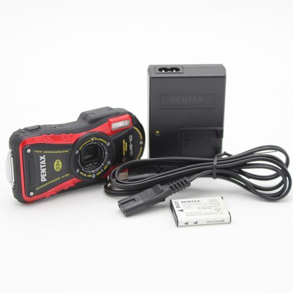 ほぼ PENTAX 防水デジタルカメラ PENTAX WG-10 レッド