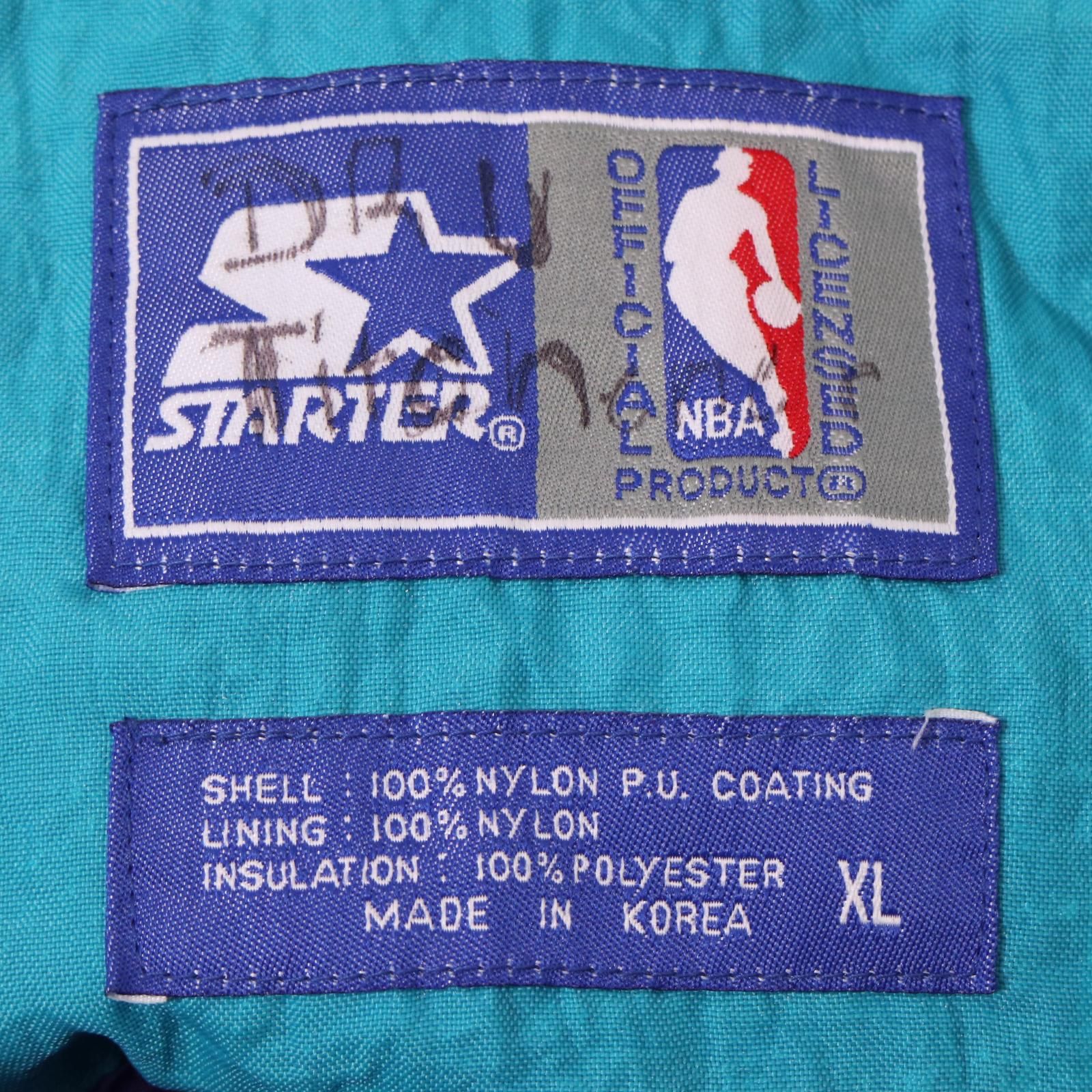 90年代 STARTER スターター NBA シャーロット・ホーネッツ 中綿 