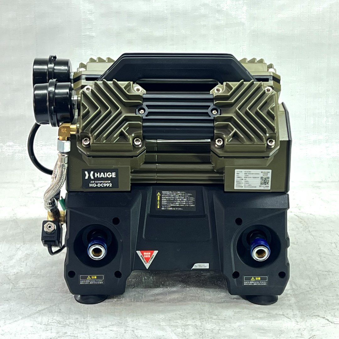 中古コンプレッサー 100v 静音 小型 オイルレス 12L T0203 中古