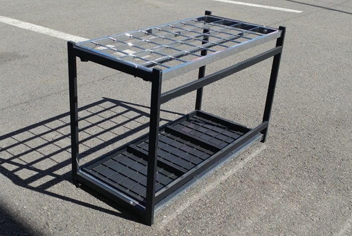 全国 ライオン事務器 折りたたみ式傘立て36本用 CU-36 ブラック 学校 店舗 病院 塾 公共施設 F-LA-094-0329A