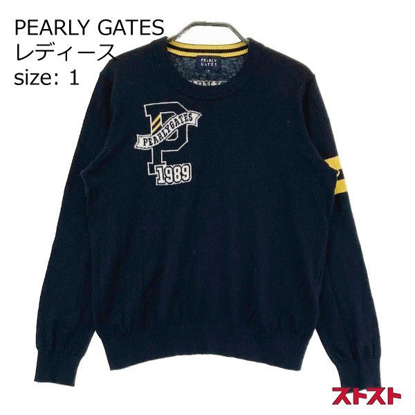 PEARLY GATES パーリーゲイツ 長袖ニットセーター カシミヤ混 PEARLY GATES パーリーゲイツ 長袖ニットセーター カシミヤ混
