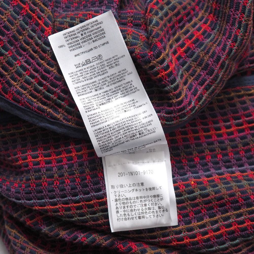 【激シブ鬼フェード】ETRO エトロ　レザージャケット　ラムレザー　シングル 高品質ラムレザー ライダースジャケット メンズ レザー