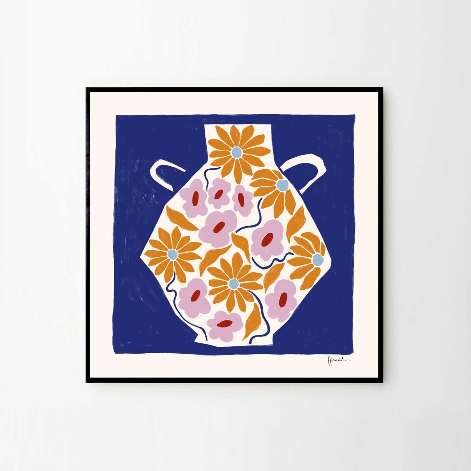 The Poster Club アートポスター 50×50cm Sunflower Vase ポスタークラブ 北欧雑貨 124x17030-50x50 WWW_USTAUSTRALIA_COM_AU