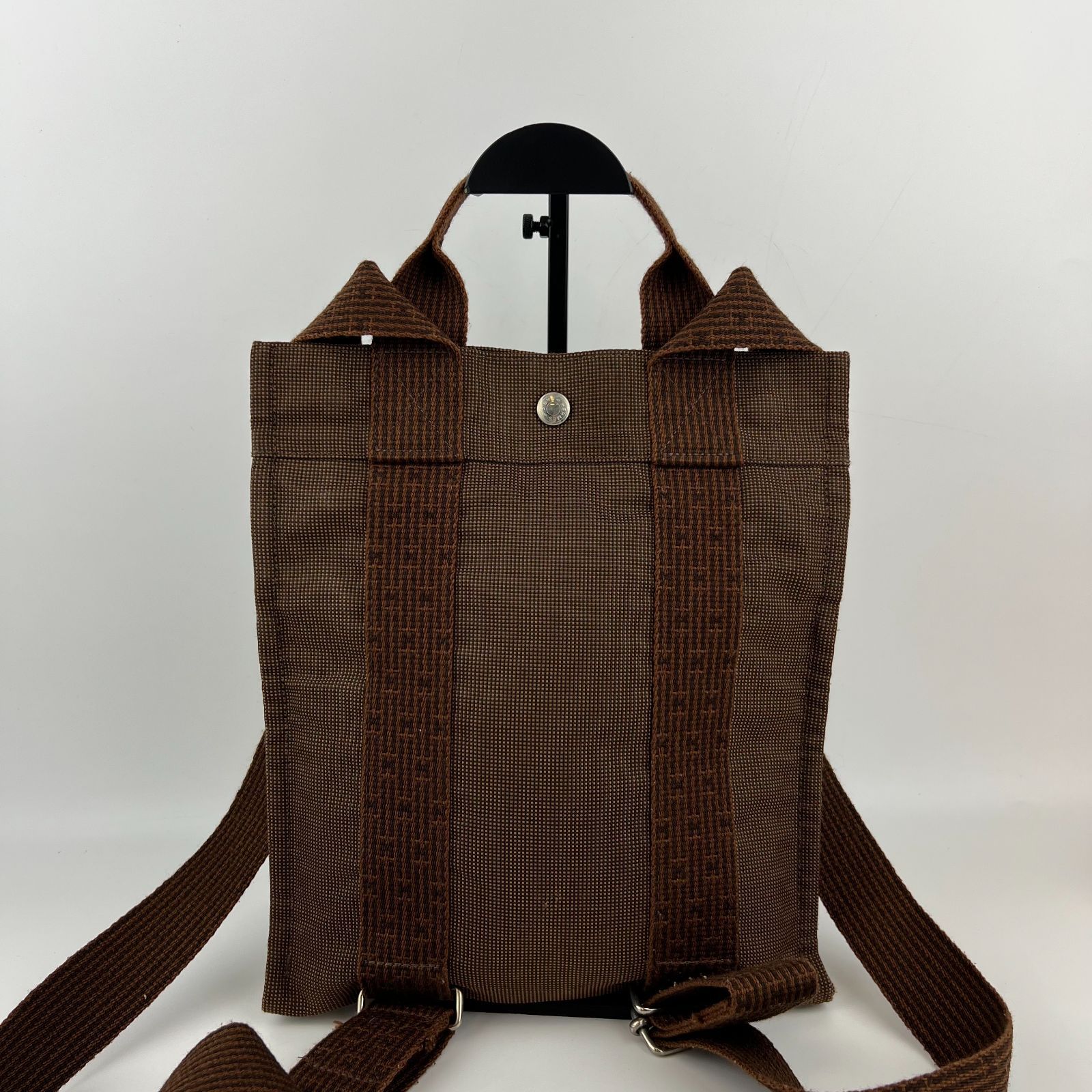 中古】HERMES エルメス エールライン アックアドPM リュックサック