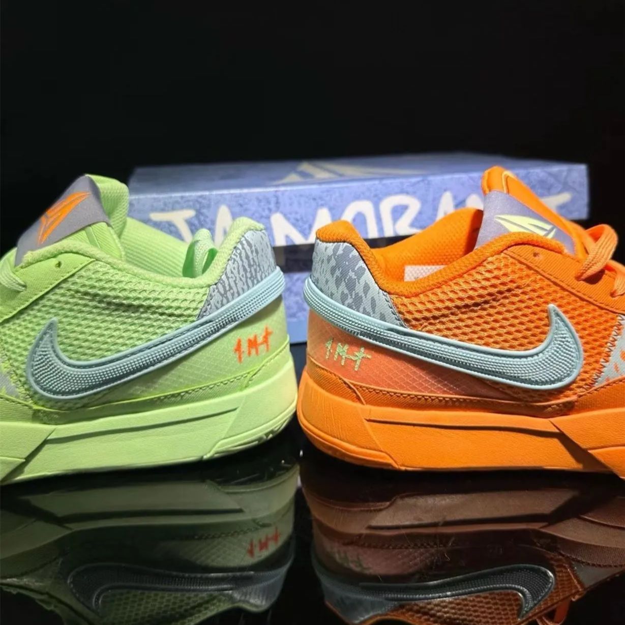 ナイキ ジャ1 \"ブライトマンダリン/ヴェイパーグリーン\" 楽天市場】【バスケットシューズ/シグネチャーモデル】ナイキ