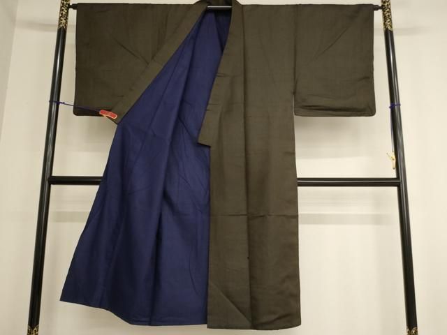 平和屋着物□男性 紬 縞 正絹 逸品 AABA0889ja - メルカリ