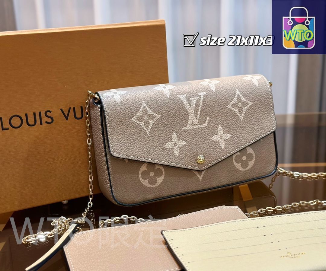 LOUIS VUITTON ショルダーバッグと財布セット 送料無料 LOUIS VUITTON ルイヴィトン ショルダーバッグ 財布 3