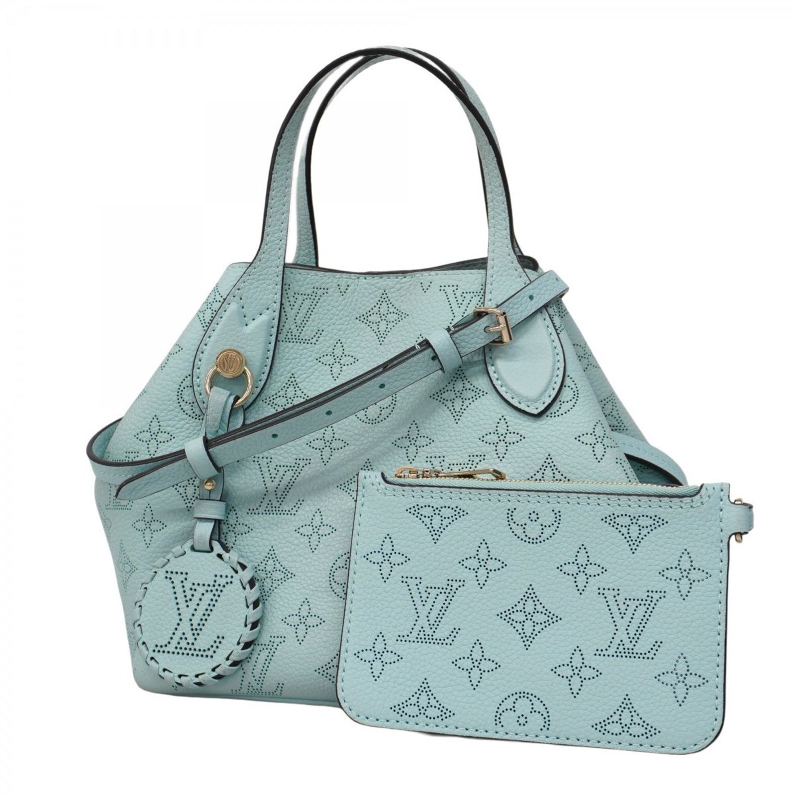 ルイ ヴィトン Louis Vuitton ルイ ヴィトン ハンドバッグ マヒナ ブロッサムPM M24930 ミネラルブルーレディース