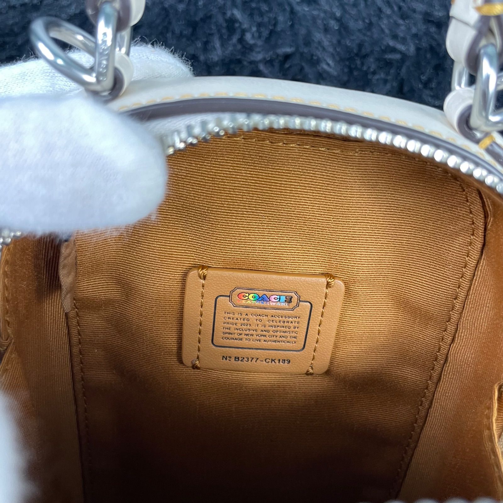 新品•未使用品】COACH コーチ エヴァ フォーン クロスボディ 