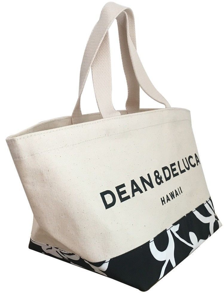 Dean&Deluca ディーン＆デルーカ トートバッグ ミニトートバッグ ハワイ人気 ユニセックス ハンドバッグ コットン ギフト プレゼント 通勤 通学 Sサイズ