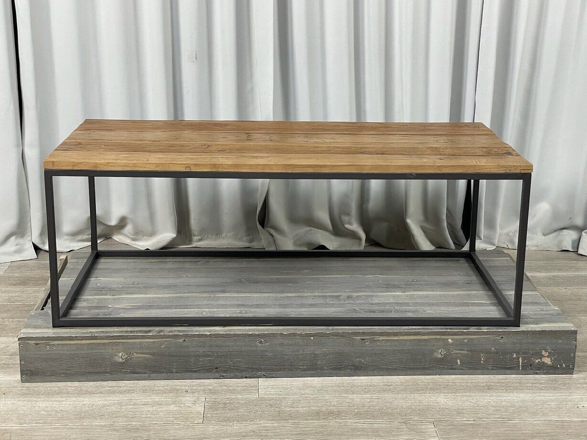 GS42 クラッシュゲート ライグ 古材 天板 センター テーブル ロー