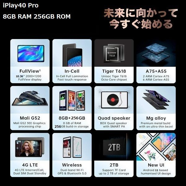 iPlay40 Pro Alldocube タブレット 本体 android SIMフリー - メルカリ