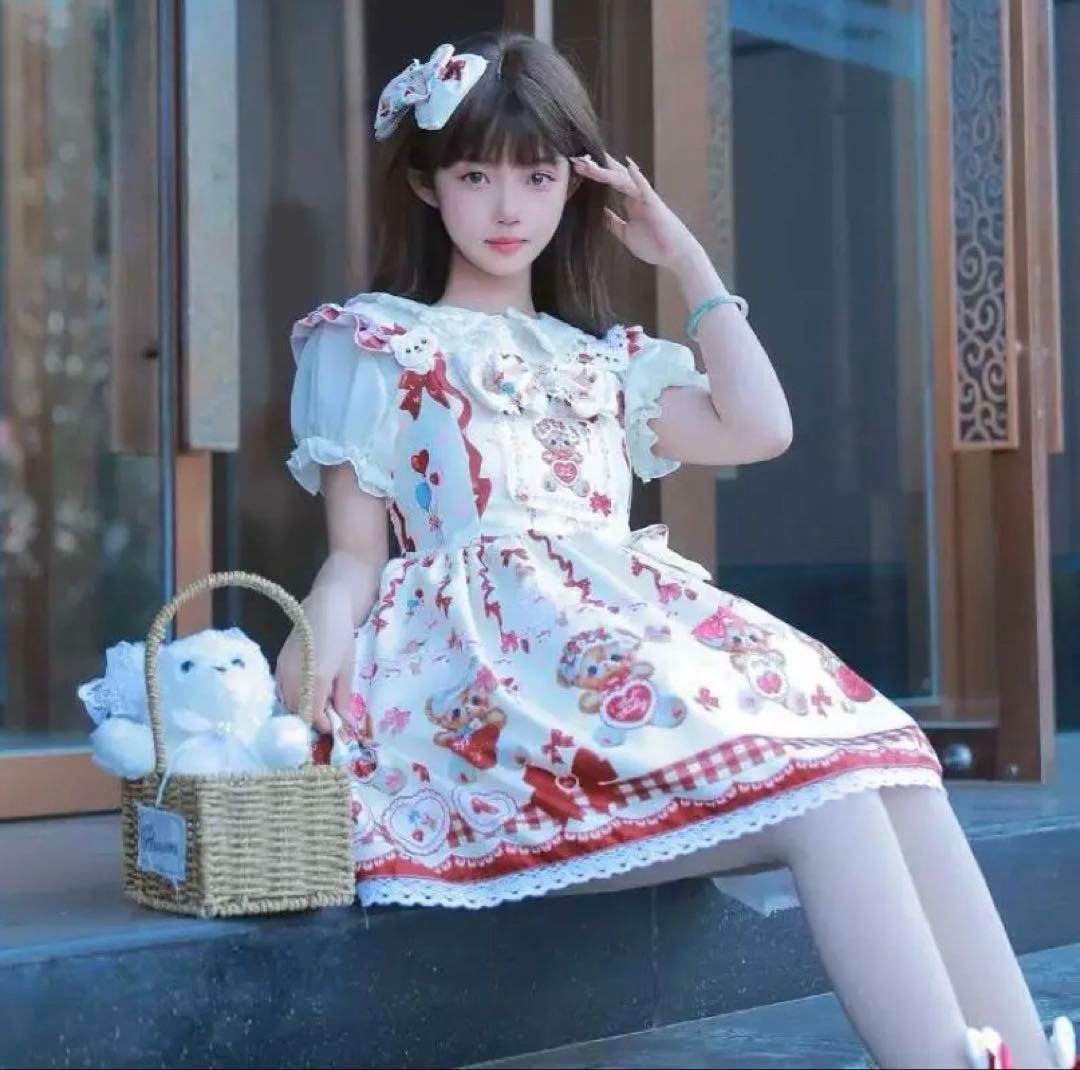 甘ロリ クマちゃん柄が