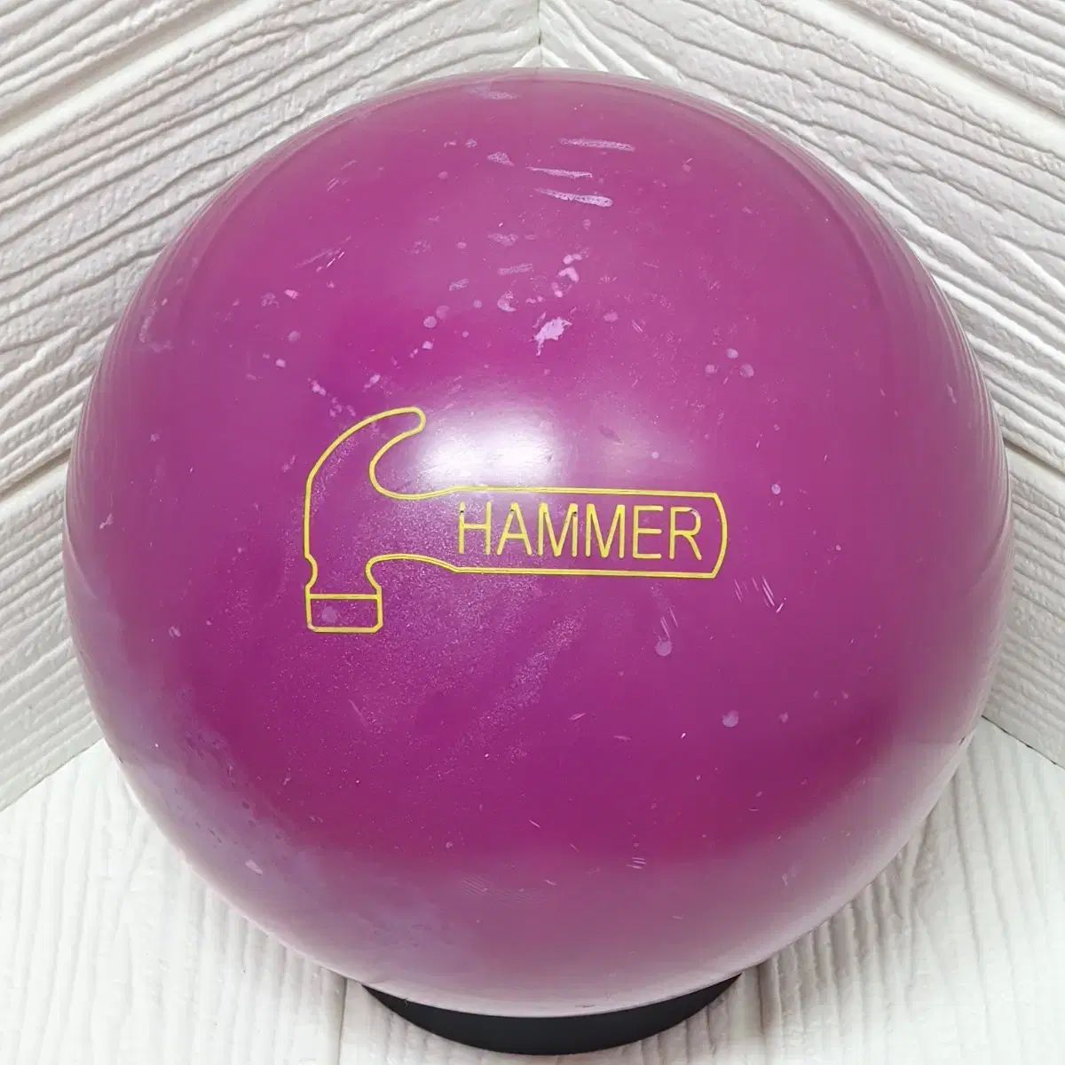 パープルパールウレタン ハンマー ボウリングボール) black Hammer