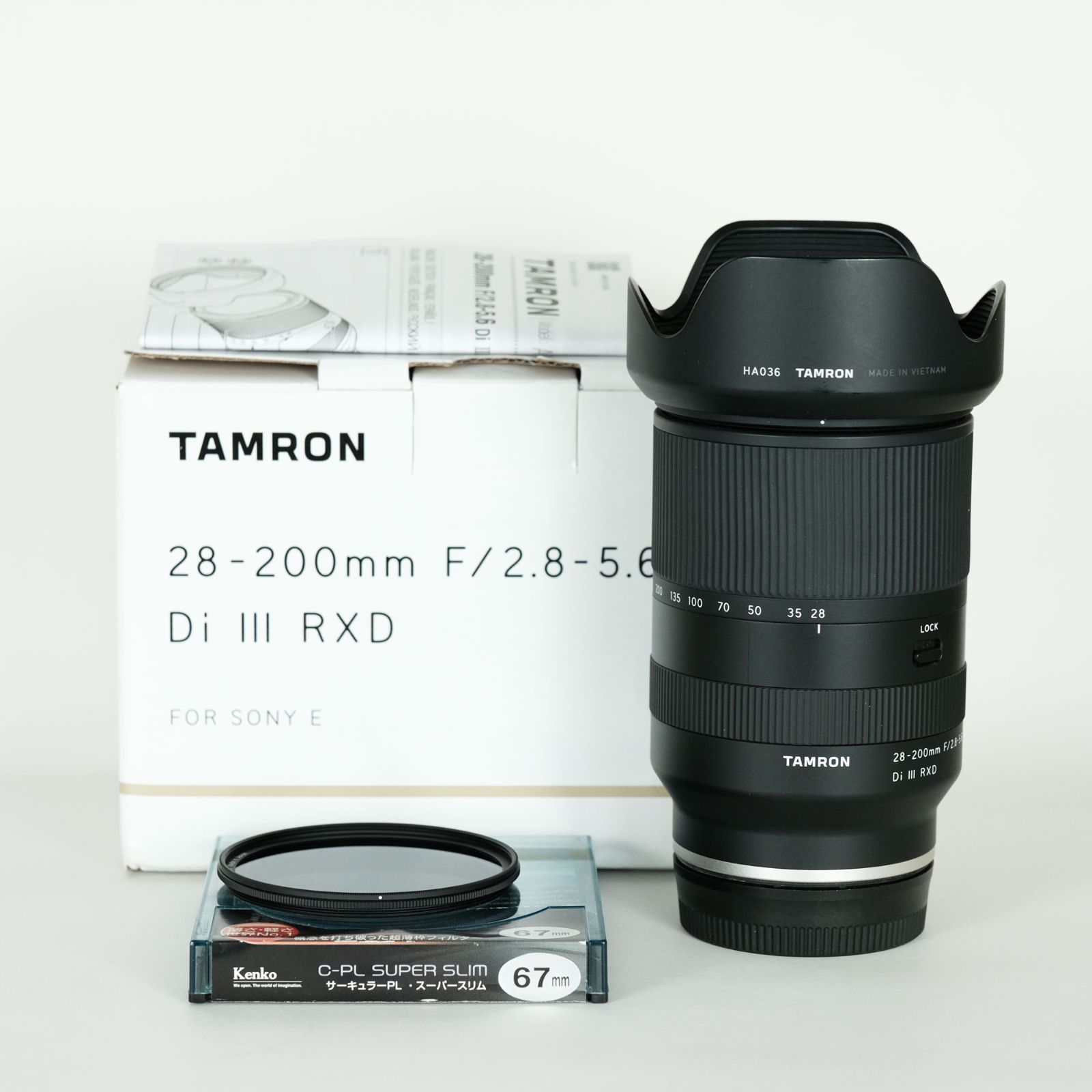 TAMRON 28-200mm Sony EマウントTAMRON PLフィルター