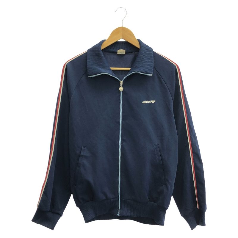 中古】80s adidas トラックジャケット 西ドイツ製 サイズL ネイビー