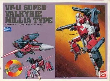中古】プラモデル 1/100 VF-1J 可変スーパーバルキリー ミリアタイプ