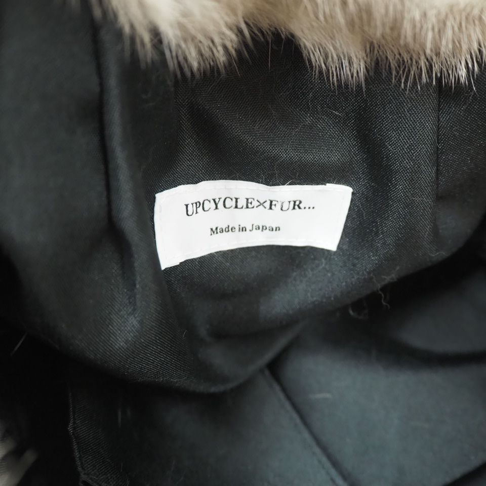 UPCYCLE×FURSHOP ☆サファイアミンク リボンバッグ☆ - メルカリ