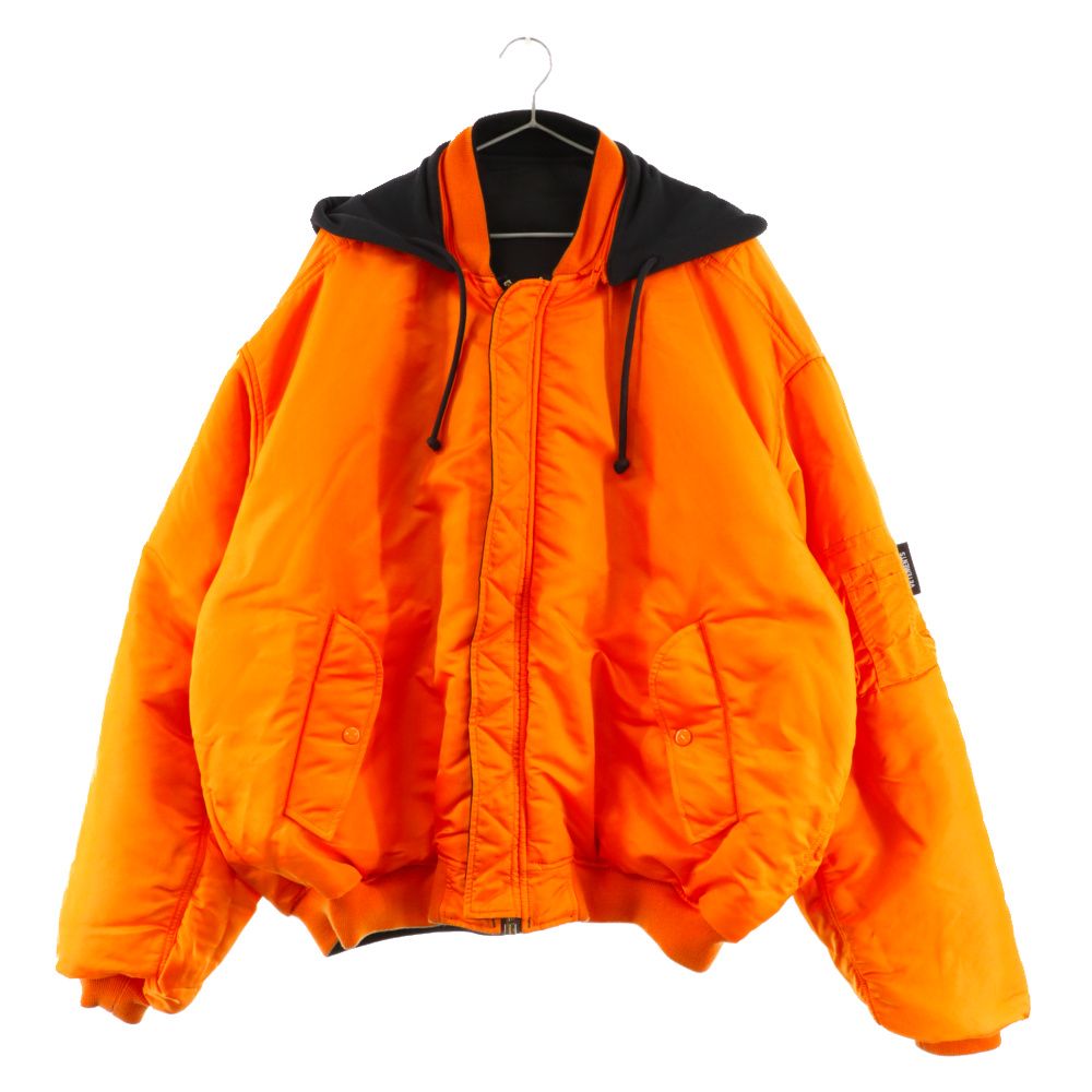 VETEMENTS (ヴェトモン) 22AW Reversible Hooded Bomber Jacket