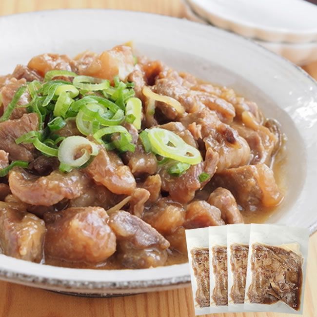 【計1.6kg】お家で居酒屋2種セット／自慢から揚げ1ｋｇと牛スジ煮込み4食／お家でカンパイ！レンジ調理OK♪／ありがとん屋