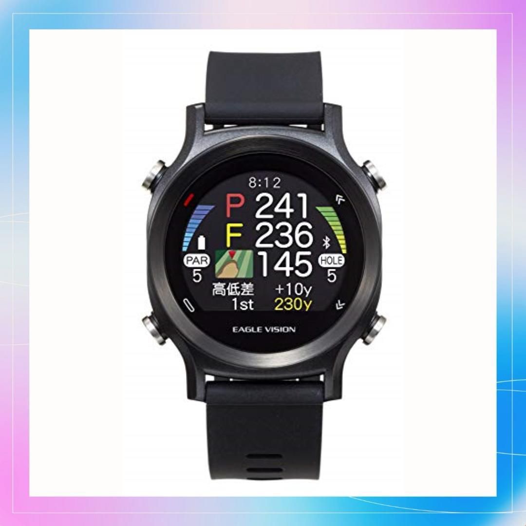 アサヒゴルフ EAGLE VISION watch 堪能 ACE EV-933 BK