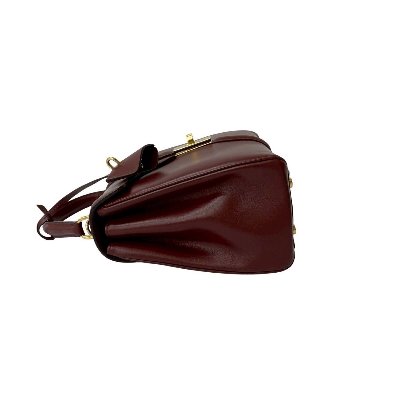 極 美品 袋付 CELINE セリーヌ 16セーズ スモール ロゴ ターン