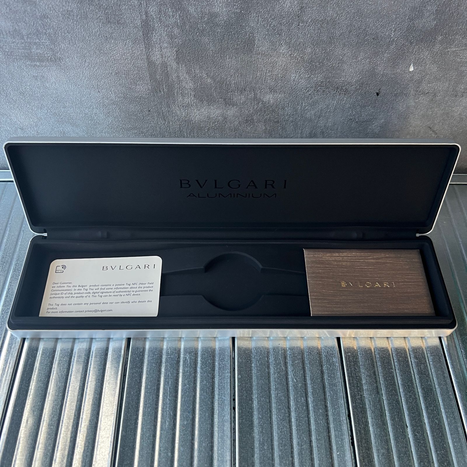 ブルガリ BVLGARI 時計 箱 BOX 空 アルミニウムケース ウォッチ
