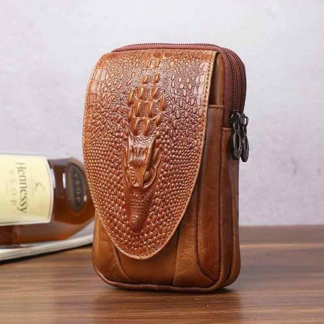 メンズ 鞄 カバン バック ファッション オシャレ アイテム 小物  革 メンズ ウエスト バッグ スマホ レザーベルト 最上層牛革 ベルト 縦型 