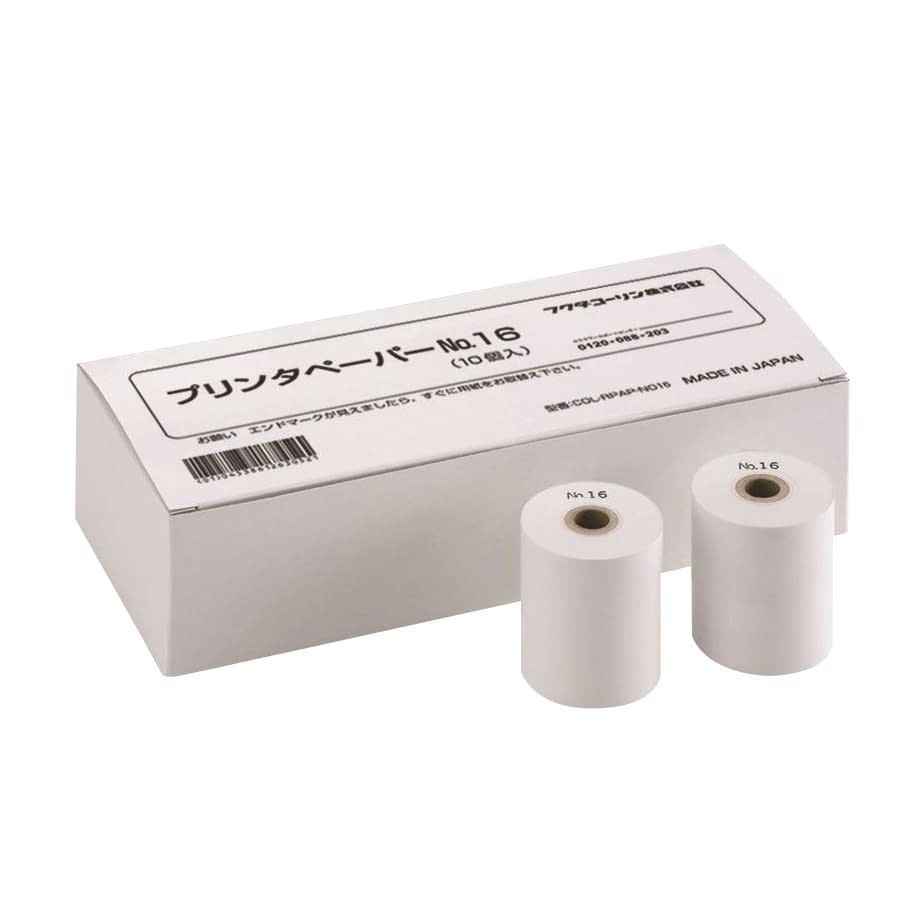 プリンターペーパー No．16 血圧計関連用品 24-8883-10 オムロンヘルスケア COL-RPAP-NO16 10イリ