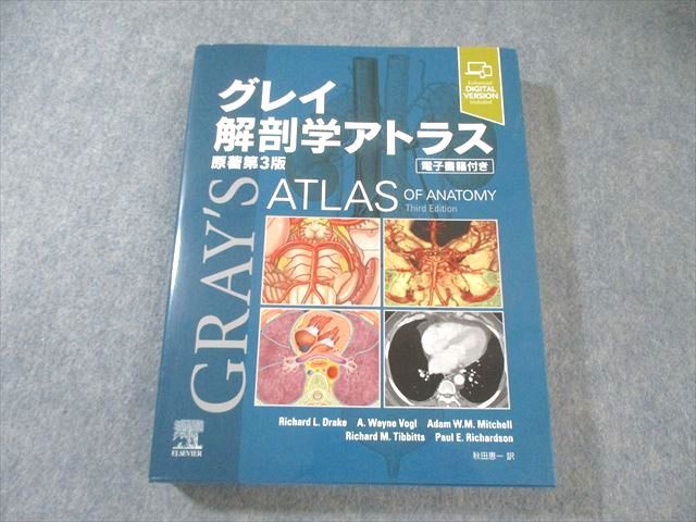 ELSEVIER グレイ 解剖学アトラス 節約 原著第3版 2021 033M3D グレイ