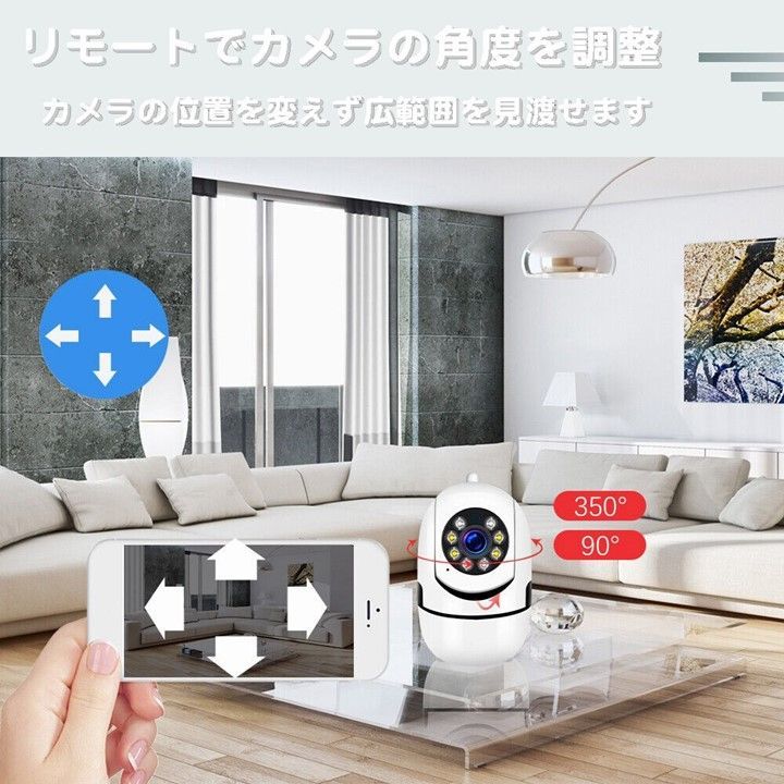 小型 見守りカメラ Wi-Fi リモート ライブカメラ ホームセキュリティ お子様の見守り ペットの見守り スマホで確認 暗視モード 遠隔監視  遠隔操作 ベビーモニター 防犯カメラ Wi-Fi遠隔監視カメラ リアルタイム USB充電 - メルカリ