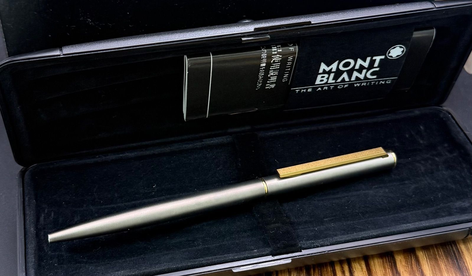 未使用】montblanc チタノ ボールペン No.17200 未使用】montblanc チタノ ボールペン No.17200
